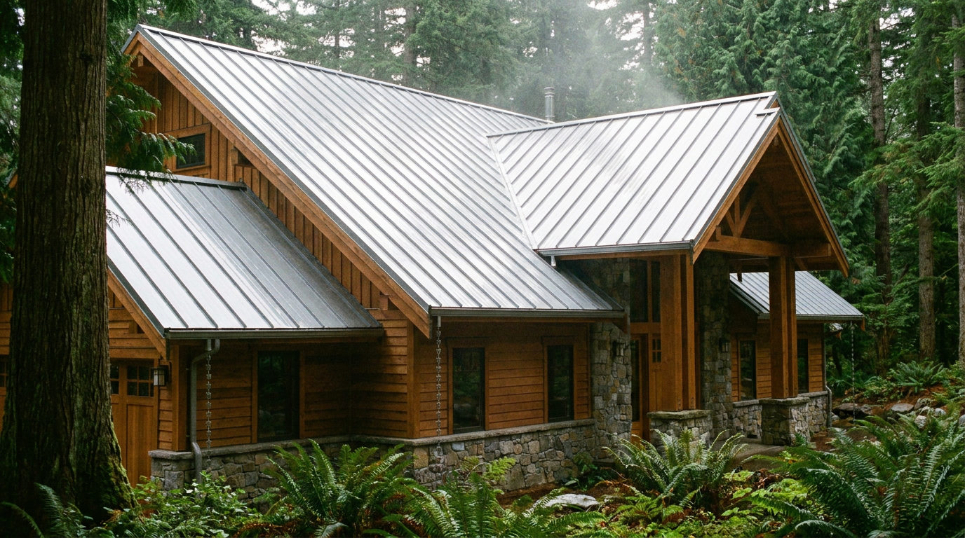New standing seam metal roof